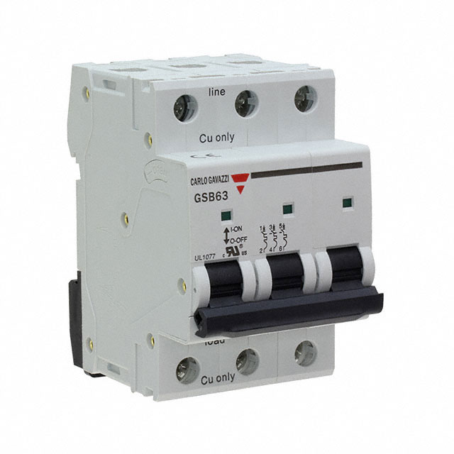 GSB633PC50 Carlo Gavazzi Inc. Disyuntores