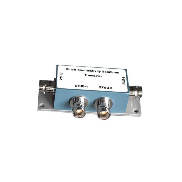 TEBC-1002-LF Cinch Connectivity Solutions Trompeter  Koaxialstecker (HF)-Adapter