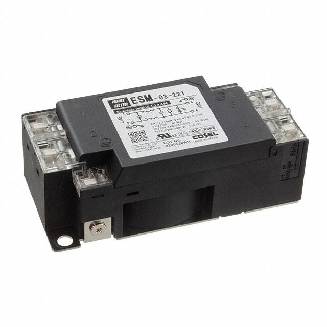 ESM-03-221 Cosel USA, Inc.  Moduli di filtro di linea di alimentazione