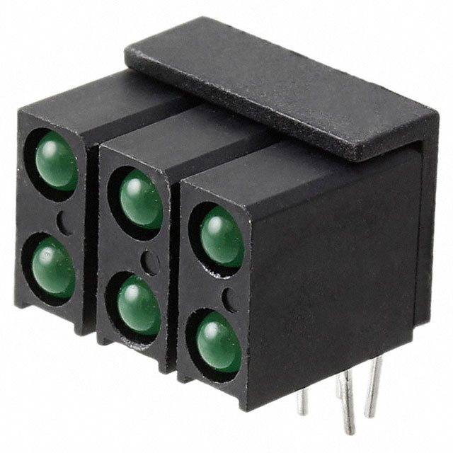 5530222103F Dialight  LED - Circuit imprimé Indicateurs Réseaux Barres lumineuses Graphiques à barres