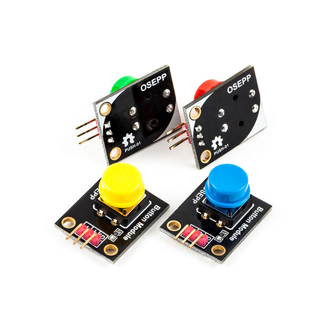 PUSH-04 OSEPP Electronics LTD  Cartes d'évaluation - Cartes d'extension Cartes filles