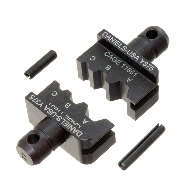 Y375 Amphenol Times Microwave Systems  Crimpatrici - Teste di crimpatura Set di matrici