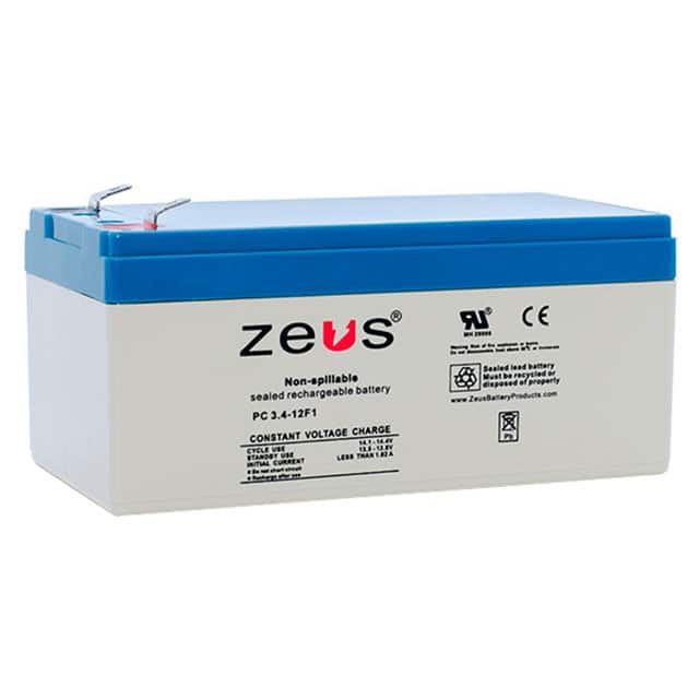 PC3.4-12F1 ZEUS Battery Products  Piles rechargeables (secondaires)